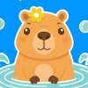Иконка канала КАПИБАРА КЛΑРА — детские песенки, мультики малышам