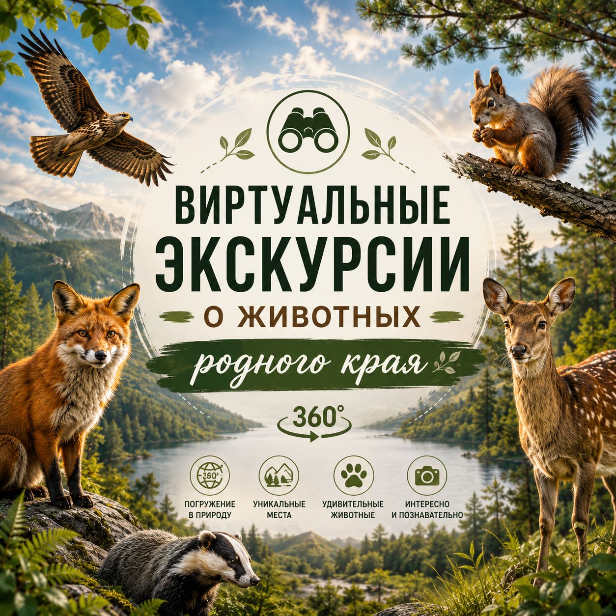 Виртуальные экскурсии о животных родного края
