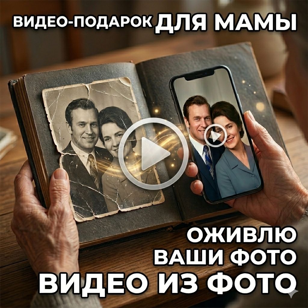 Иконка канала Оживление старых фотографий / Видео из фото