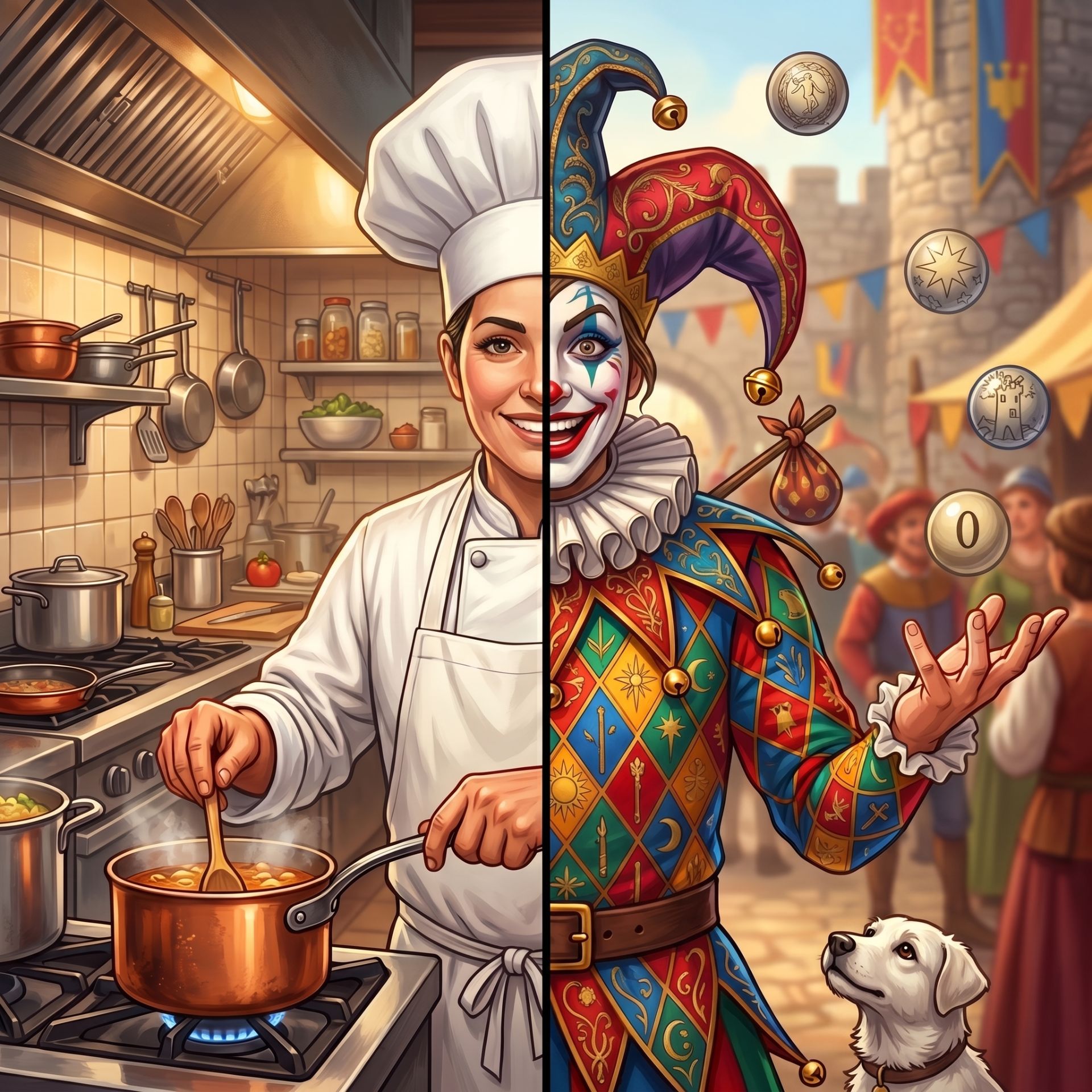 Иконка канала Шеф и Шут 🍰💖♣️