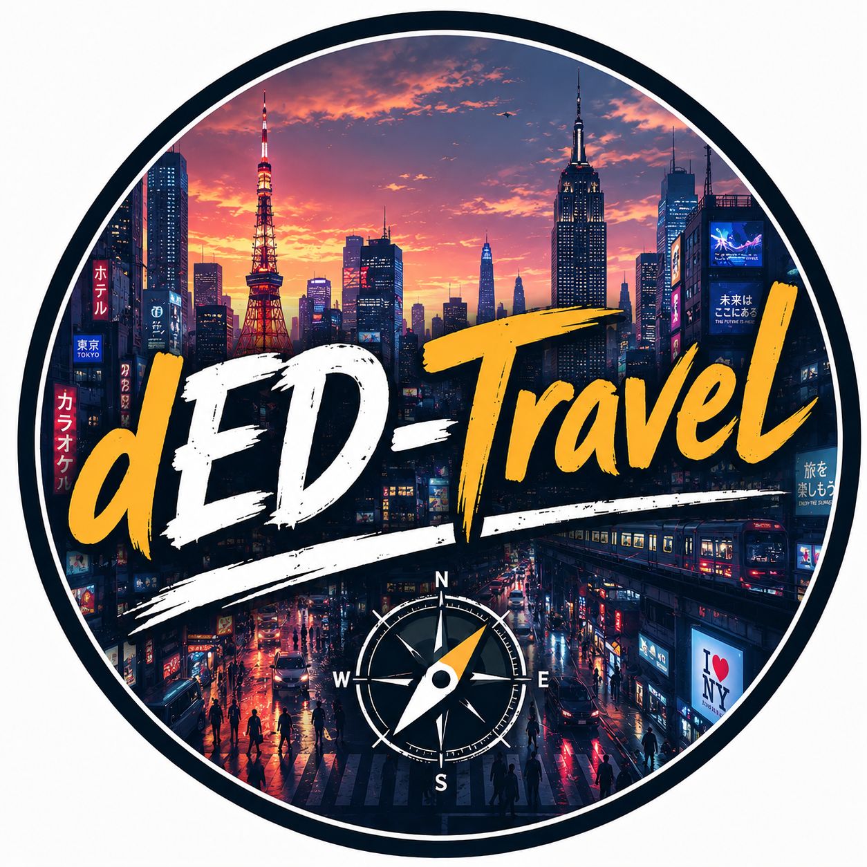 Иконка канала dED-Travel