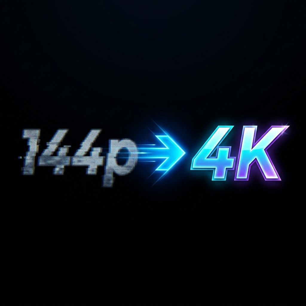 Иконка канала 144p → 4K