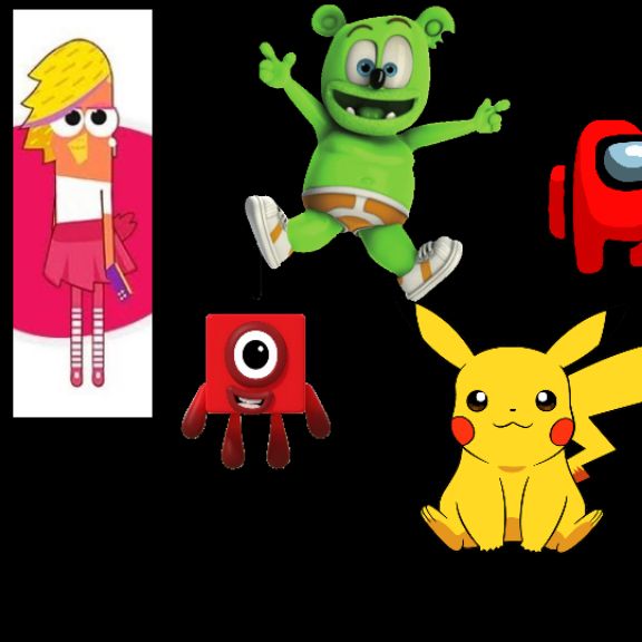 Иконка канала gummy bear amogus pikachu василиса 1