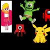 Иконка канала gummy bear amogus pikachu василиса 1