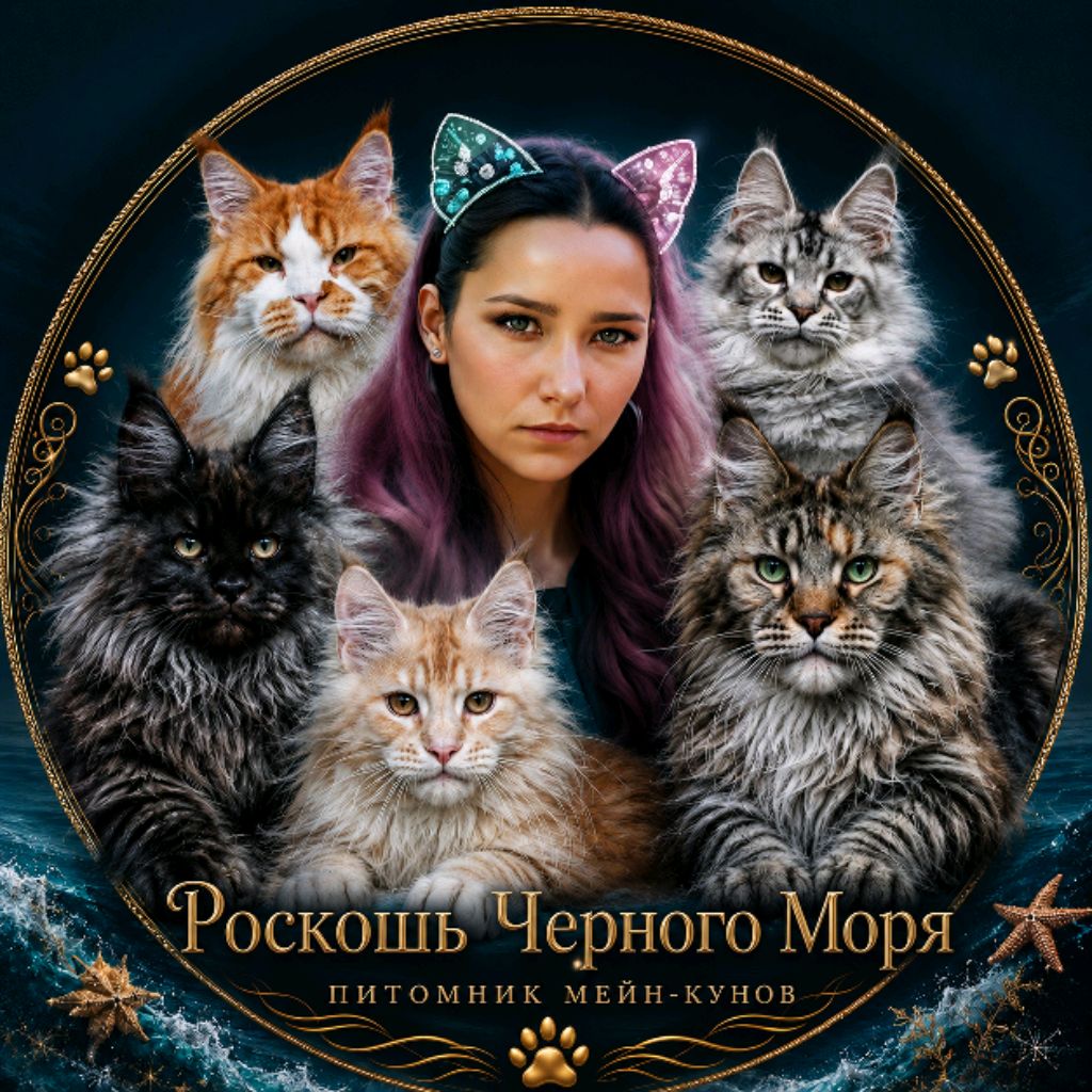 Иконка канала Мейн кун / Крым / Maine Coon / Crimea