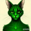 Иконка канала Зелёный кот токсик(🐈💚🌙)