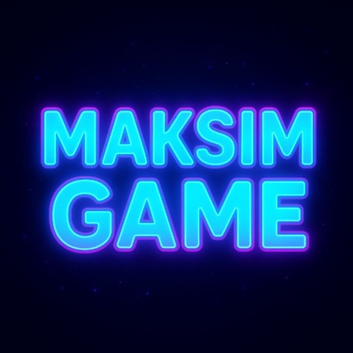 Иконка канала Maksim game