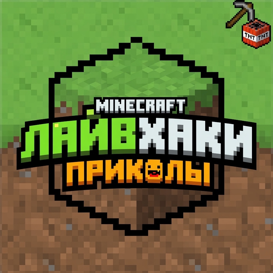 Иконка канала Майнкрафт лайвхаки и приколы