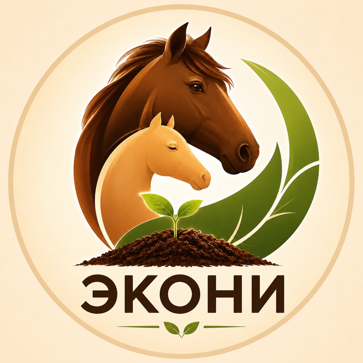 Иконка канала Экони | Живая почва  | Конский перегной
