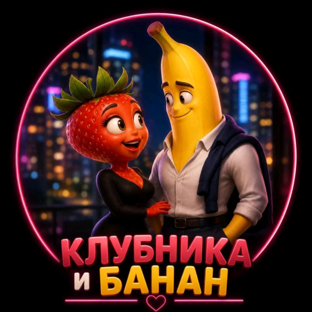 Иконка канала КЛУБНИКА  И БАНАН