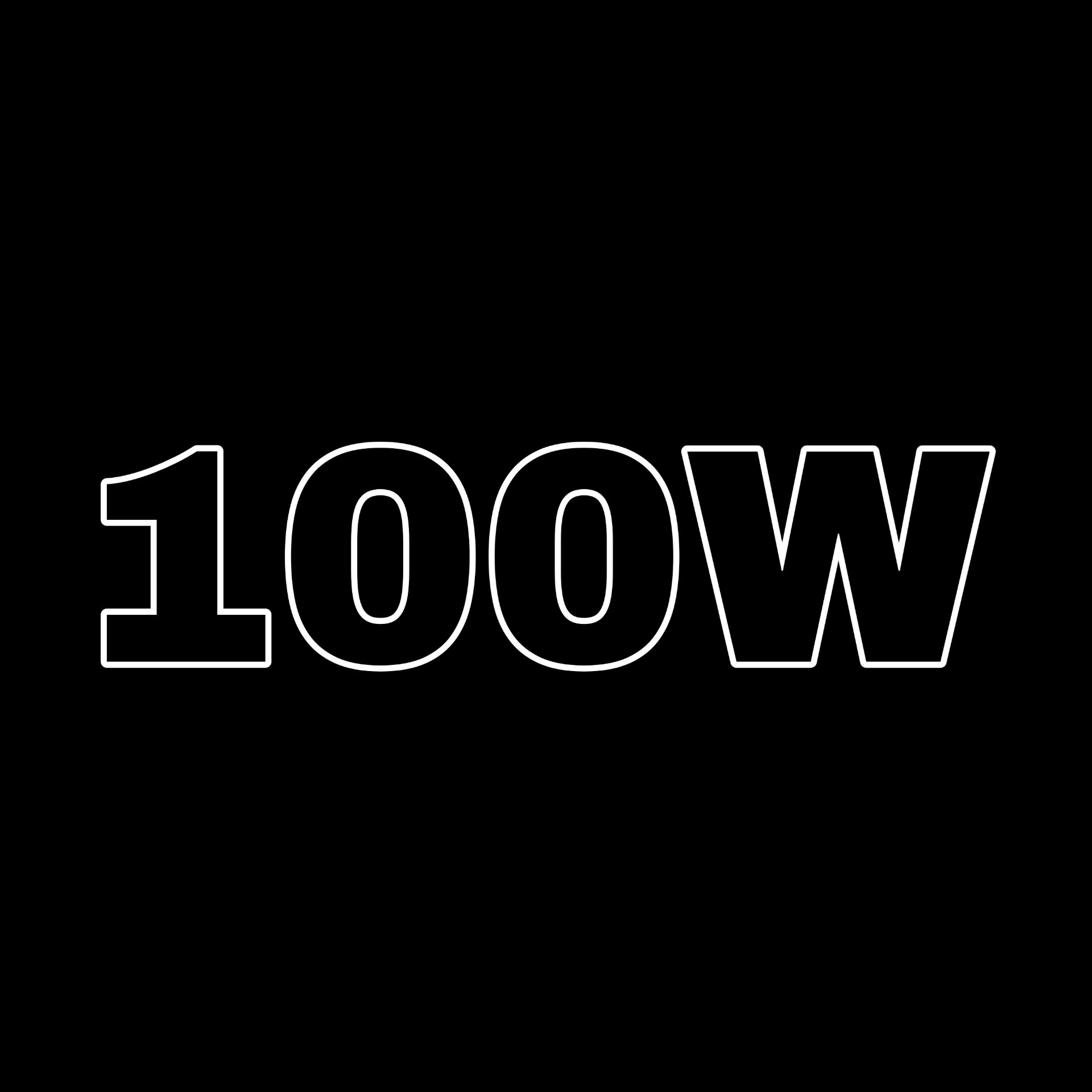 Иконка канала 100W