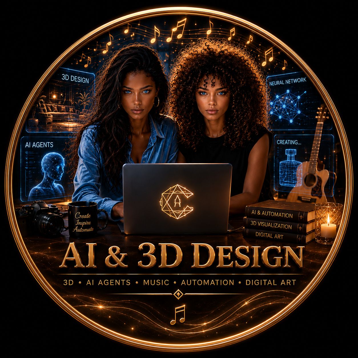 Иконка канала Alla-3D дизайн