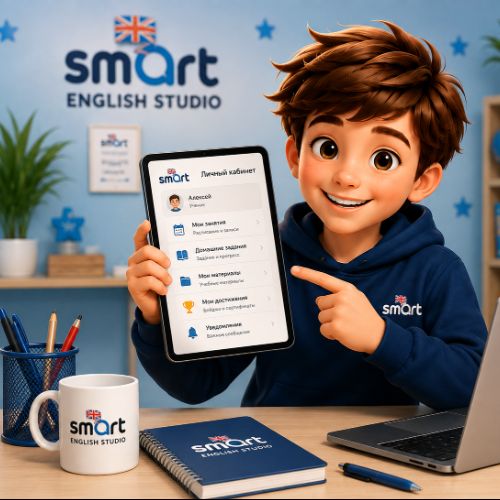 Иконка канала smart english studio
