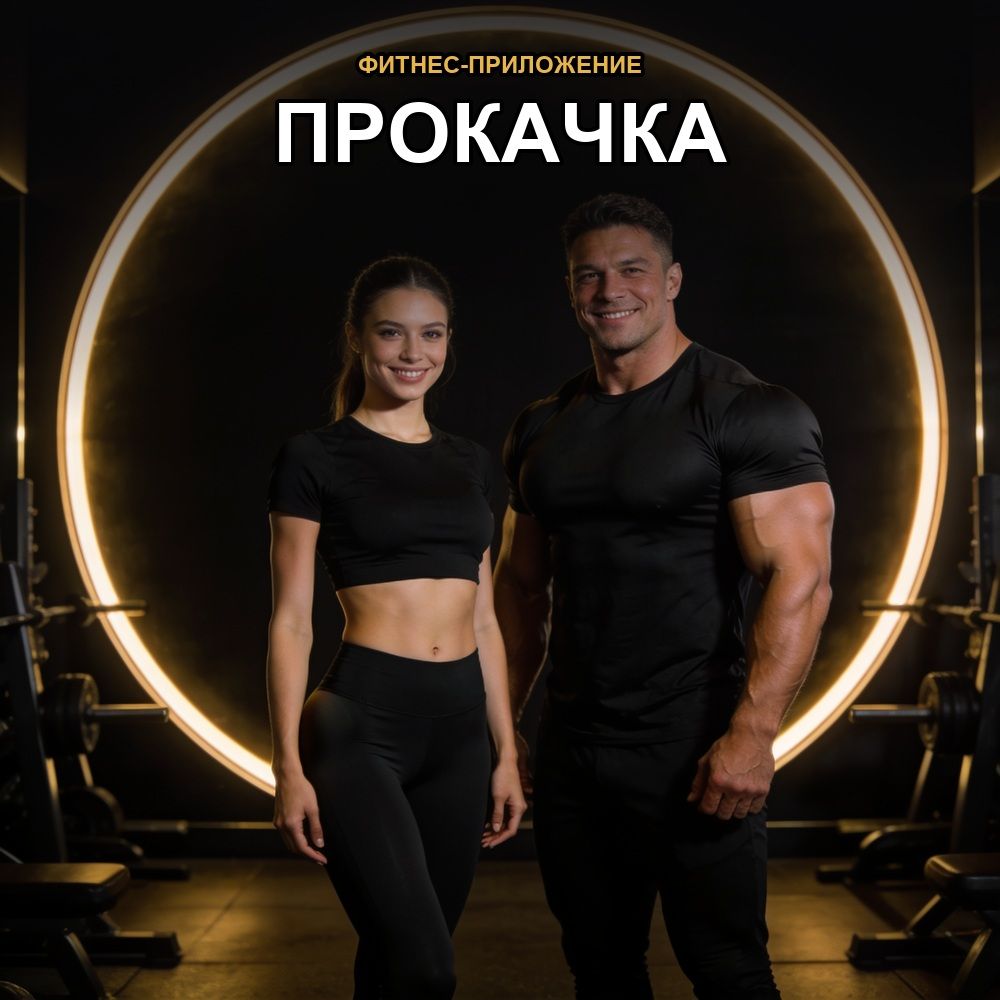 Иконка канала Фитнес-приложение ПРОКАЧКА — ИИ-тренер внутри