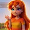 Иконка канала белый Лисёнок 9000