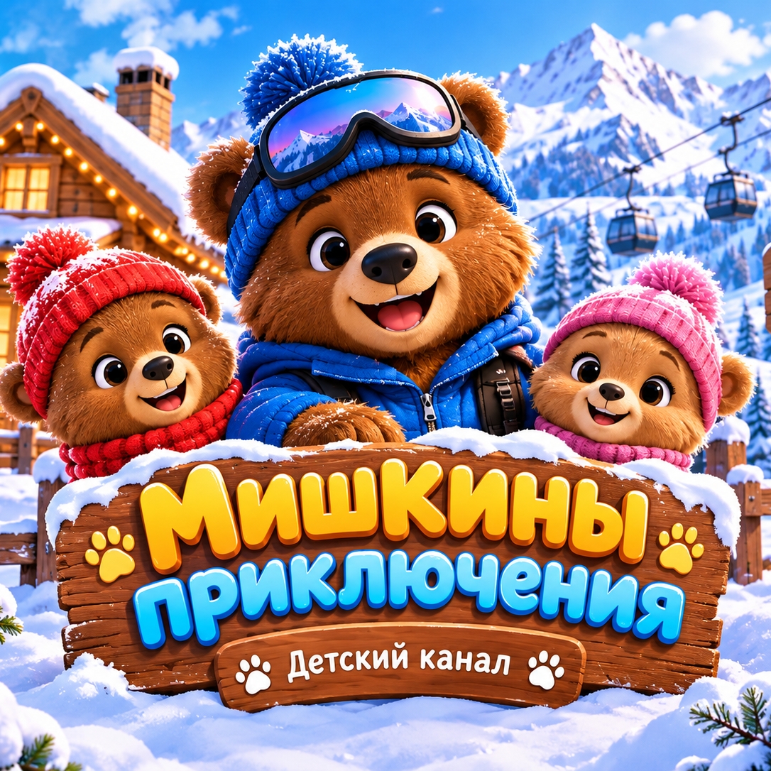 Иконка канала мишкины приключения