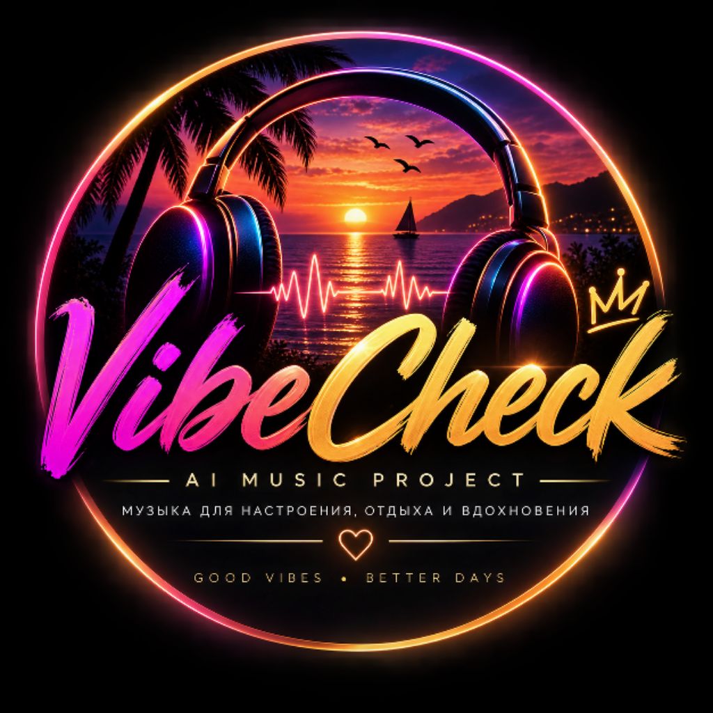 Иконка канала VibeCheck — почувствуй музыку. Поймай свой вайб!