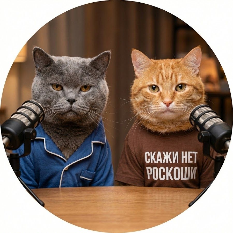 Иконка канала ПОДКАСТ КОТОВ