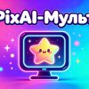 Иконка канала PixAi-мульт.
