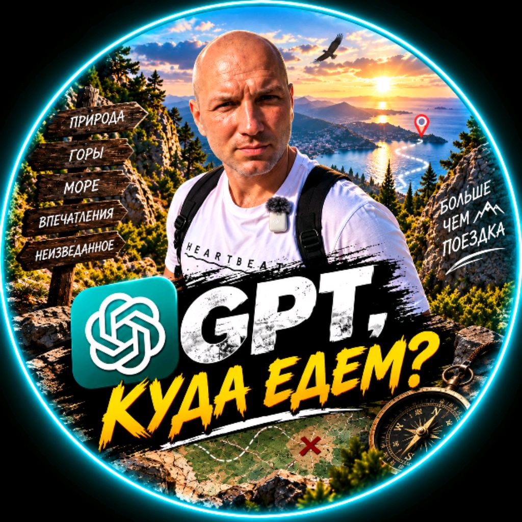 Иконка канала GPT,куда едем?