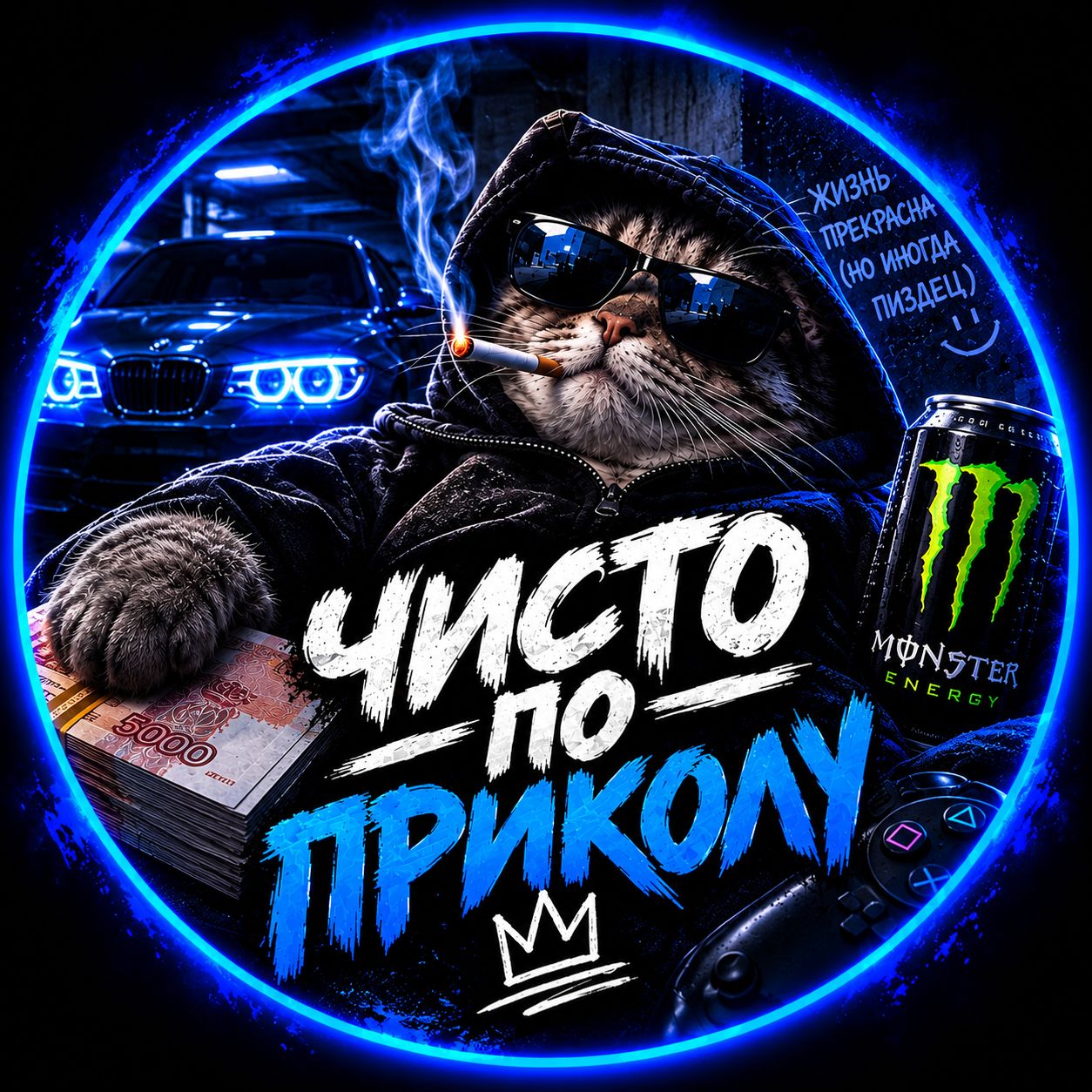 Иконка канала ЧИСТО ПО ПРИКОЛУ