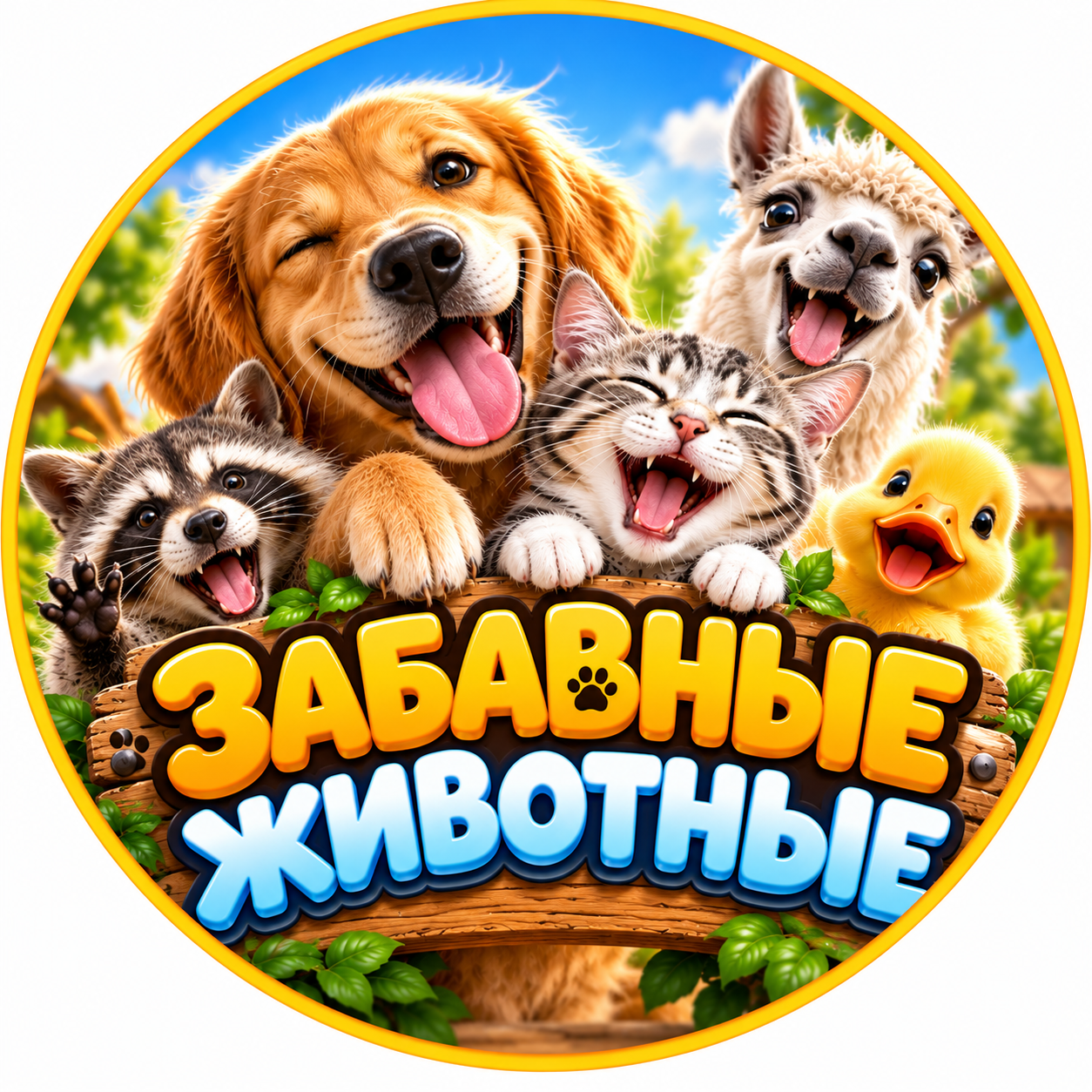 Иконка канала Забавные животные