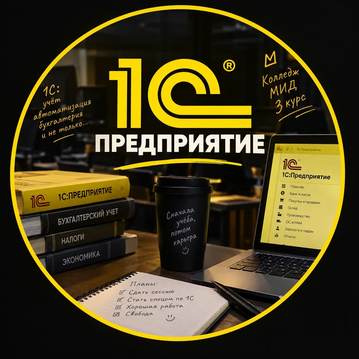 Иконка канала Изучение 1С Предприятие