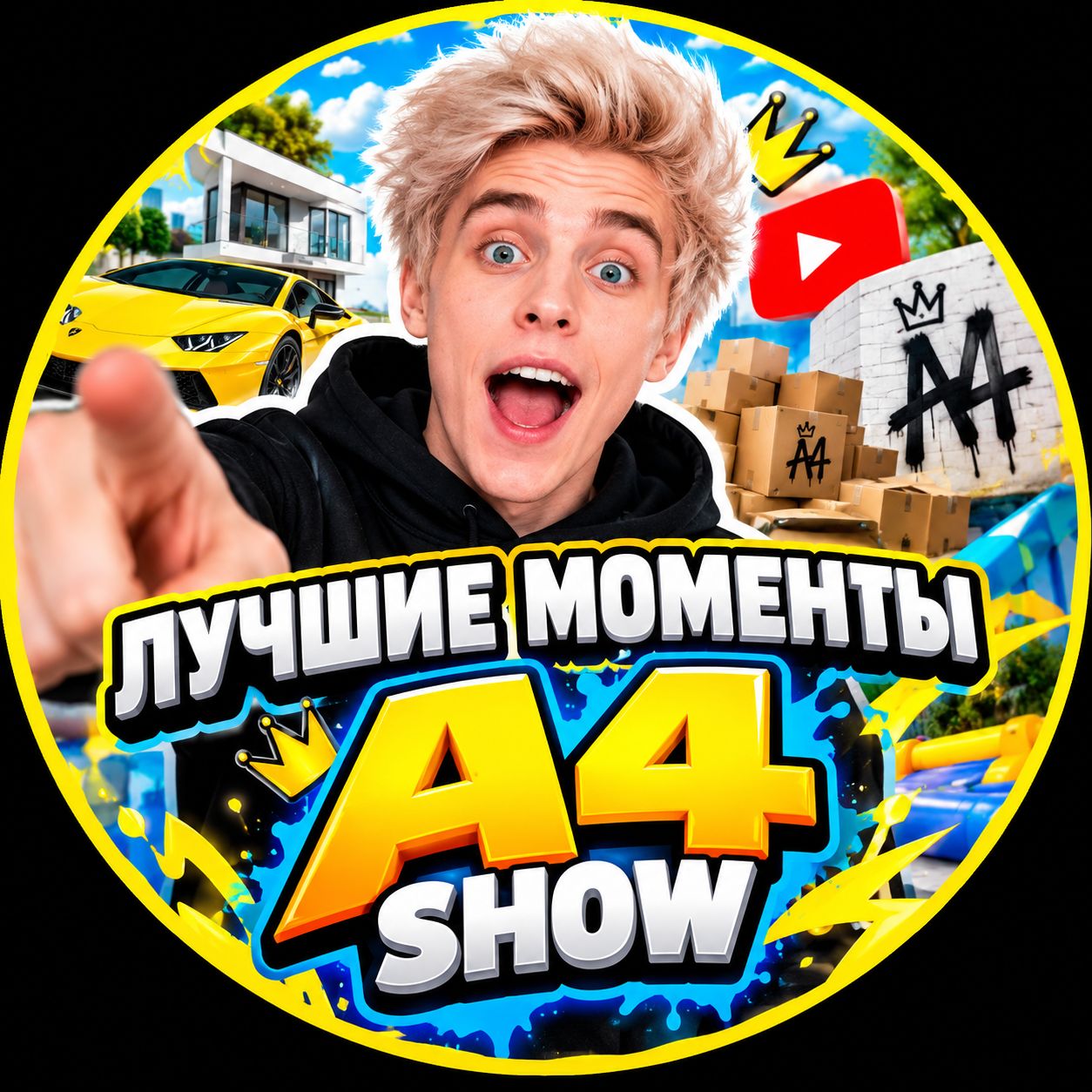 Иконка канала Лучшие Моменты А4 SHOW