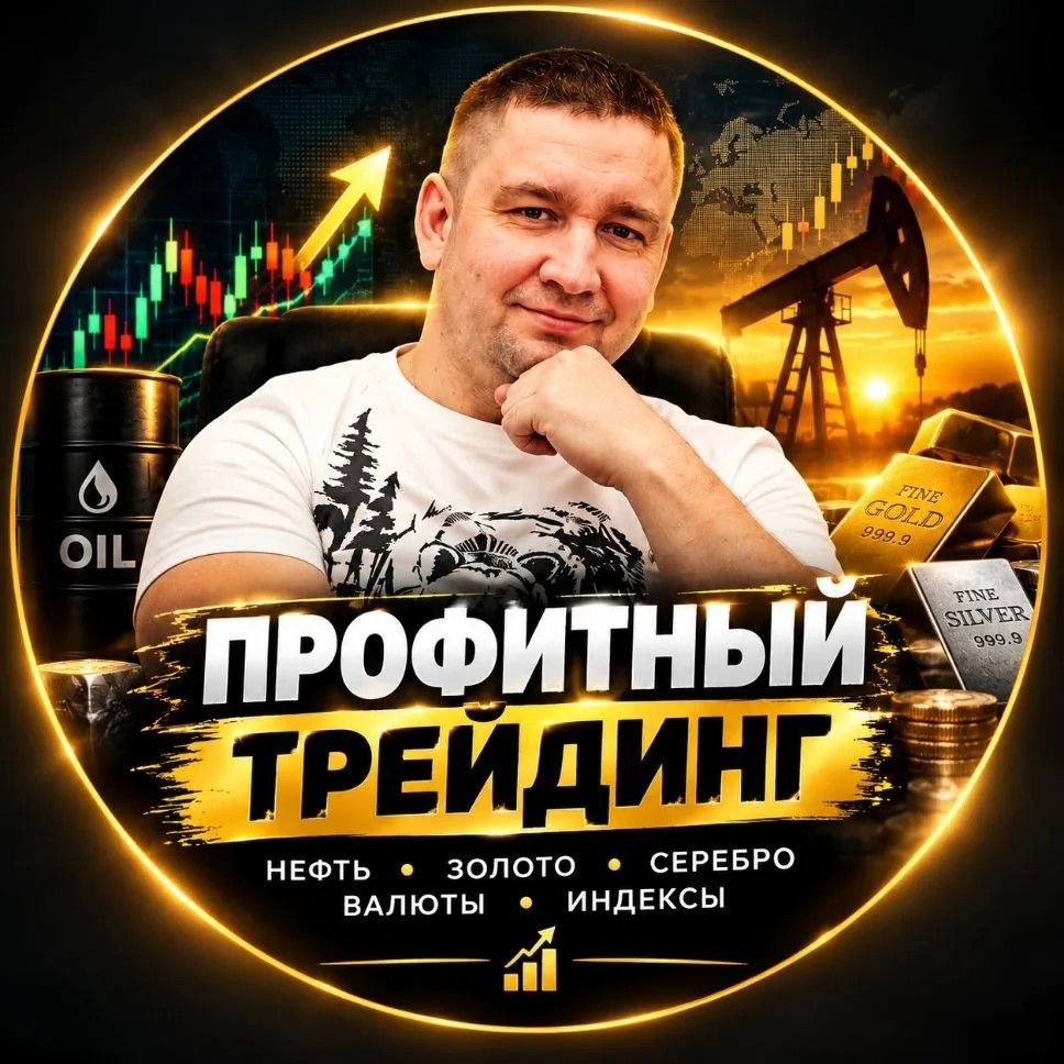 Иконка канала Трейдинг с Кожаевым Романом | Золото, нефть, фьючи