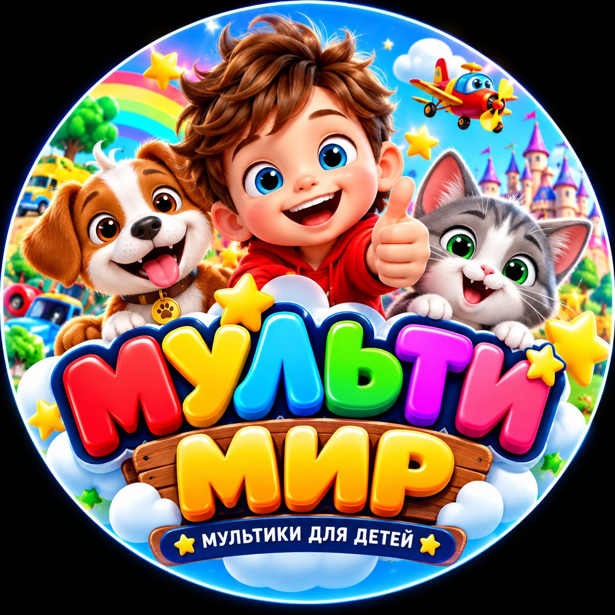 Иконка канала Мультики для детей — МультиЛяля