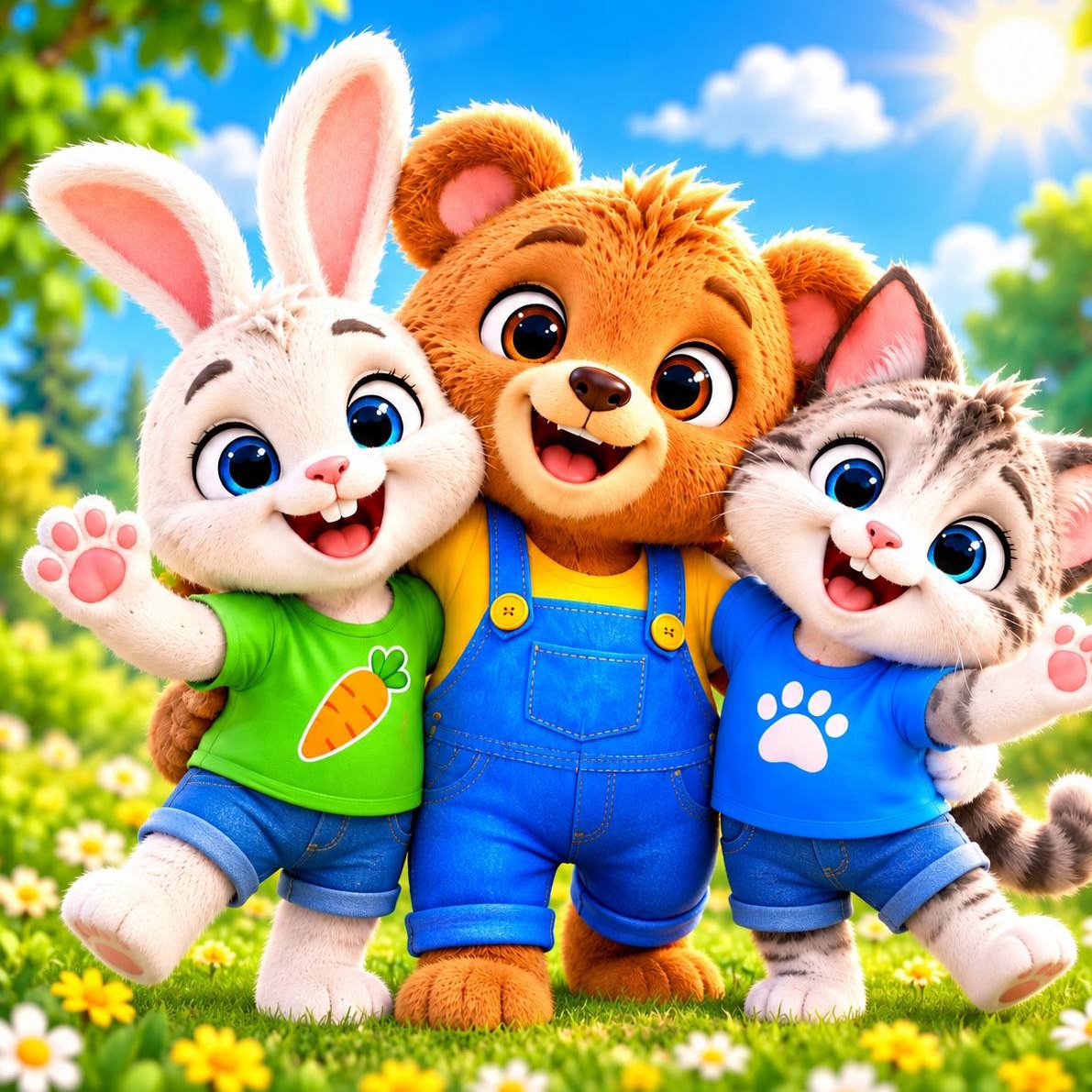 Иконка канала МультиЛапки 🐻🐰🐱