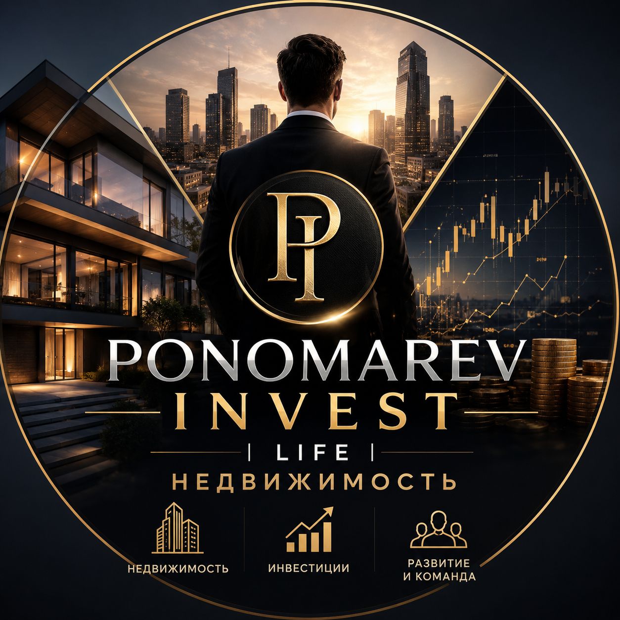 Иконка канала PONOMAREV INVEST | LIFE |НЕДВИЖИМОСТЬ