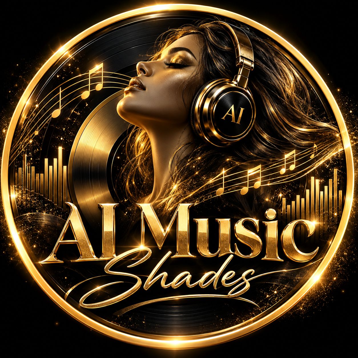 Иконка канала AI Music Shades