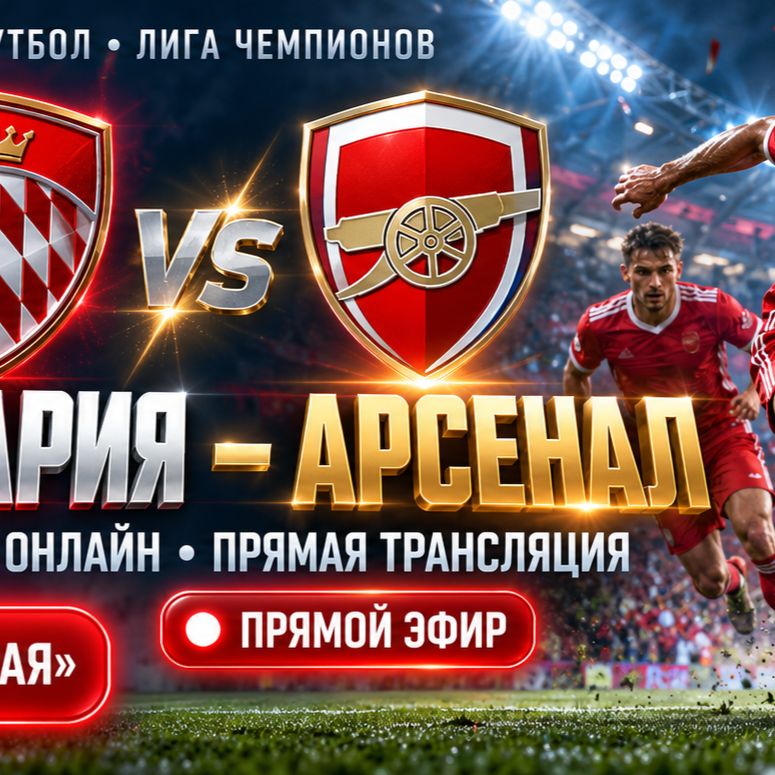 Иконка канала ~LIVE~ Бавария — Арсенал прямой эфир ЛЧ 21.10.2026