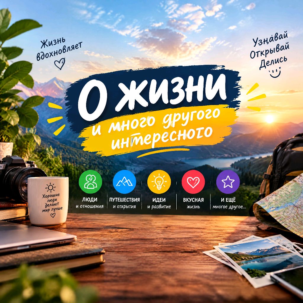 Иконка канала О жизни, ведь жизнь вдохновляет, порой и огорчает
