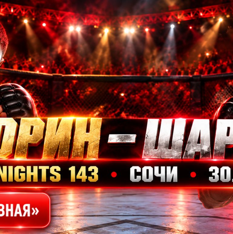 Иконка канала Fight Nights 143 Сочи бой Буторин Шаршавин на Удар