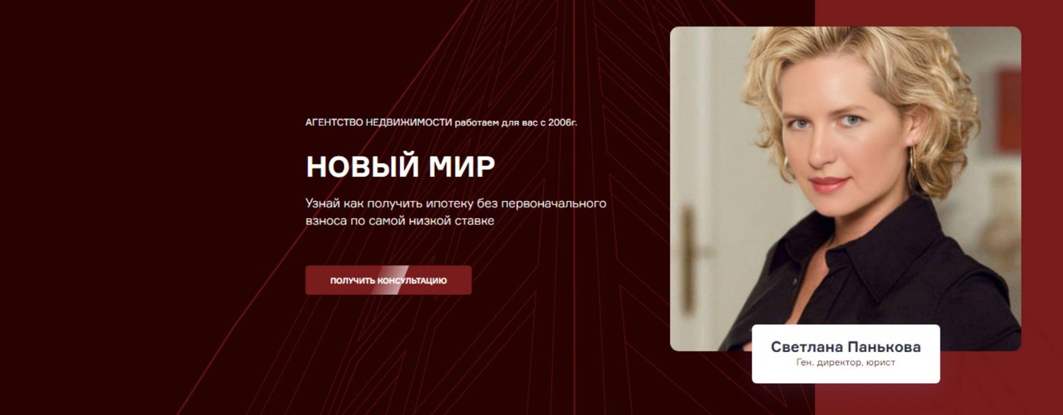 Светлана Панькова АН «Новый Мир | Недвижимость»