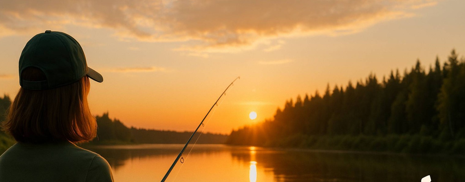 Людочка с удочкой или просто люблю рыбалку