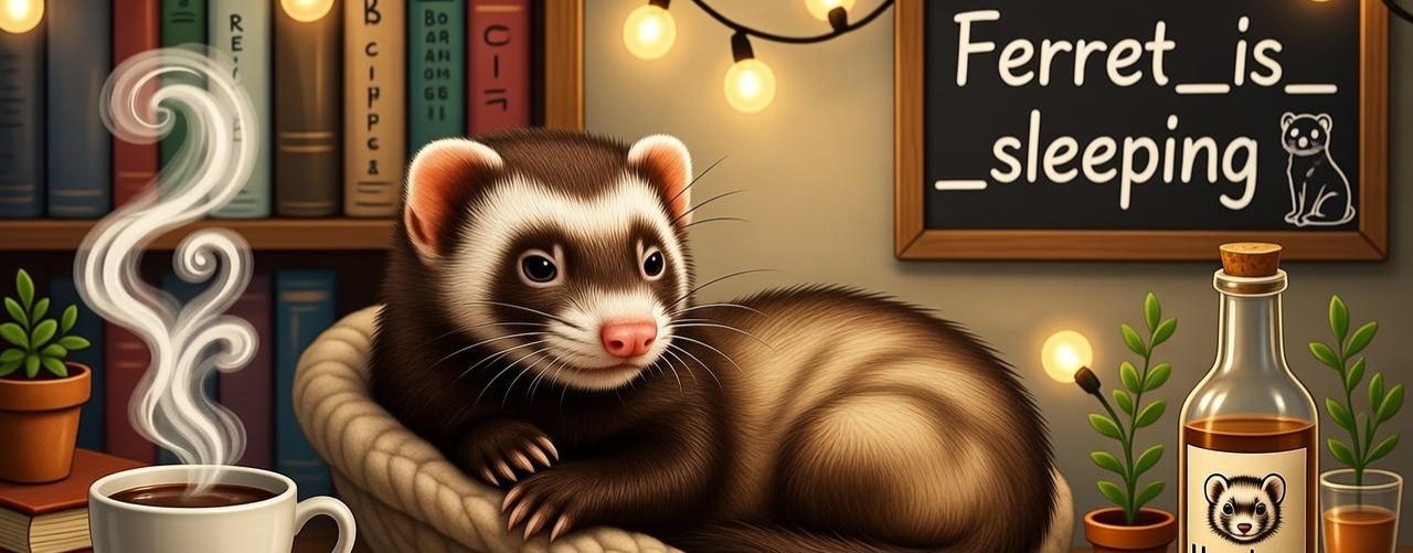 Ferret_is_sieeping