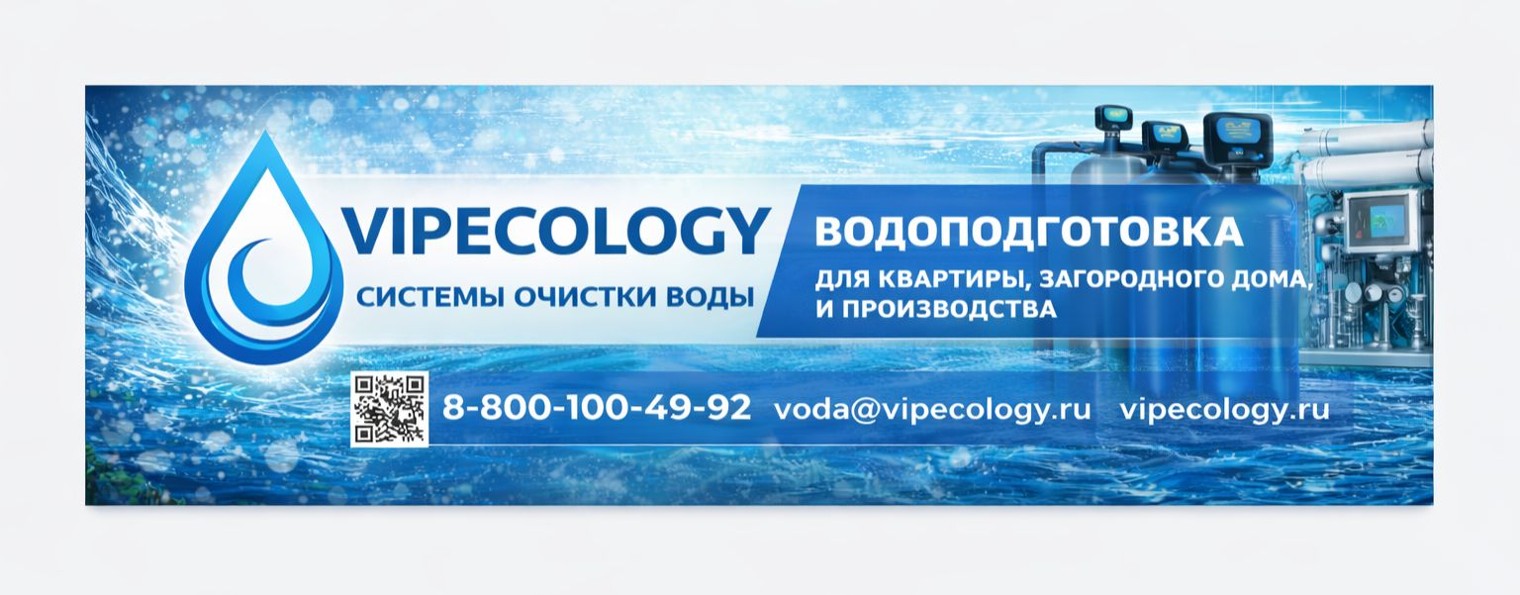 VIPECOLOGY - системы очитки воды и водоподготовка