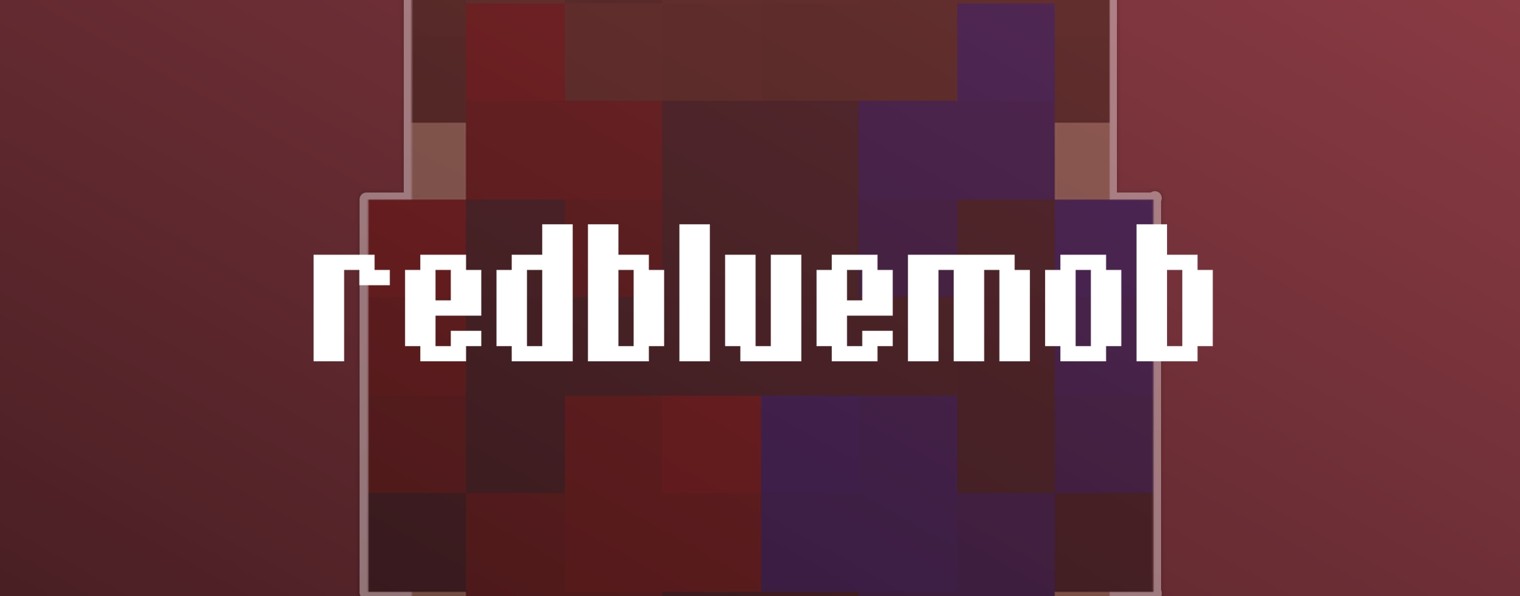 красный синий моб