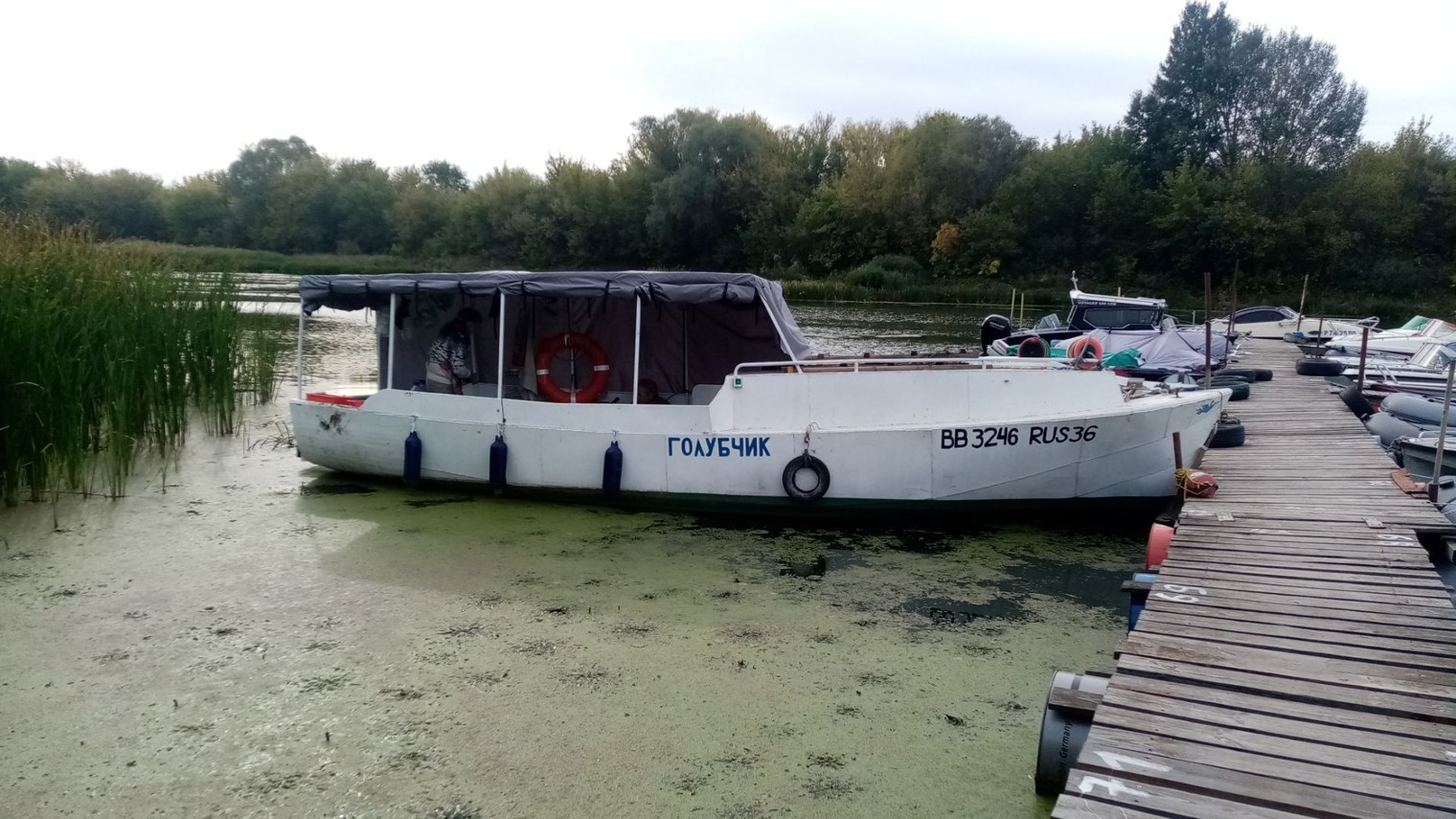 Плавания катера "Голубчик"