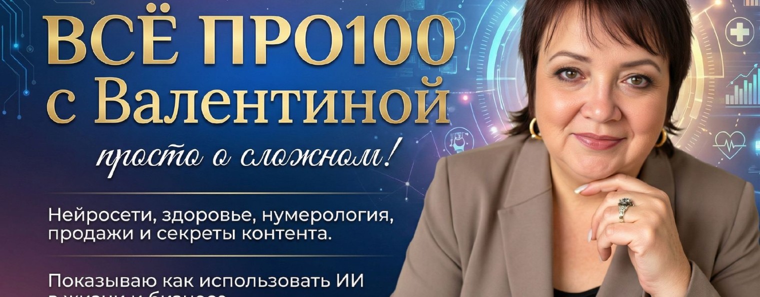 ВСЁ ПРО100 с ВАЛЕНТИНОЙ