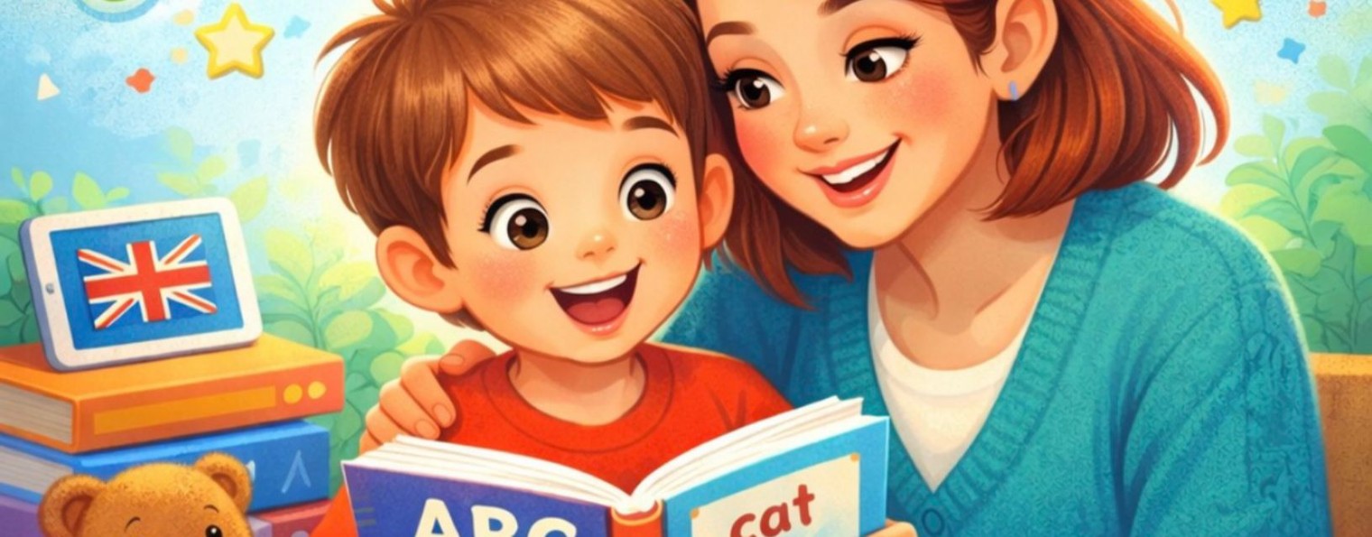 Мама, я умею читать! Mummy, I can read!