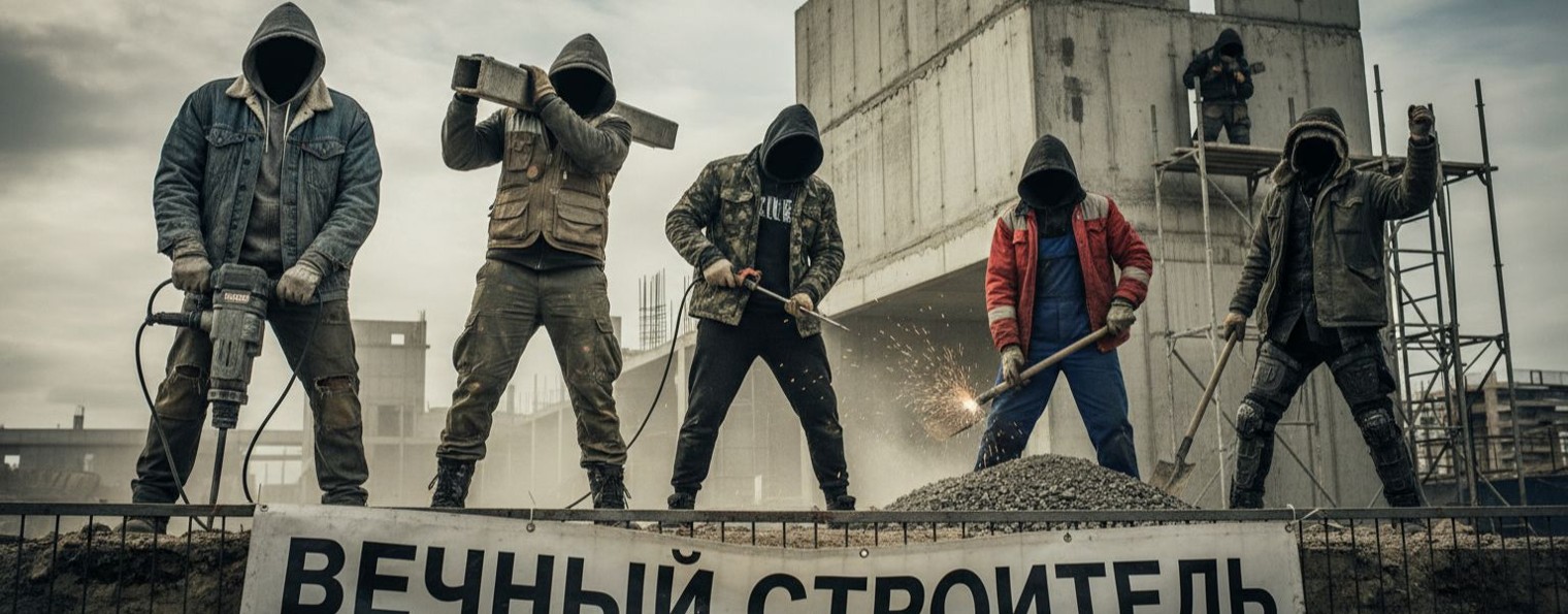 Вечный Строитель..... История наших работ.