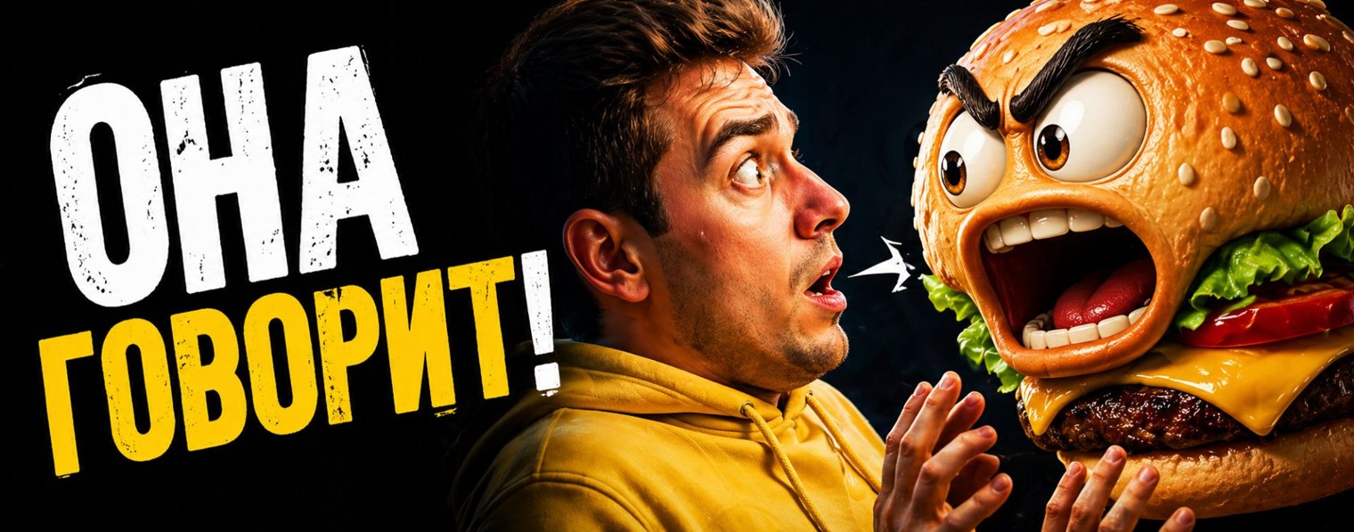 ГОВОРЯЩАЯ ЕДА | ЮМОР | СДЕЛАНО ИИ