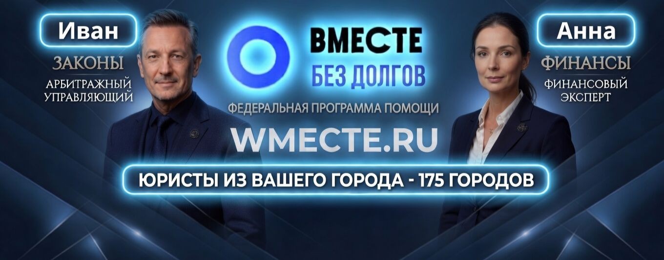 ВМЕСТЕ БЕЗ ДОЛГОВ: Законы, Финансы, Банкротство