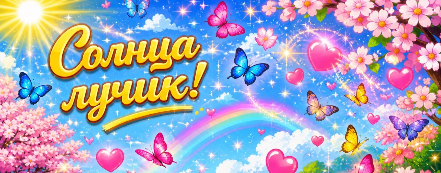 Солнца лучик!
