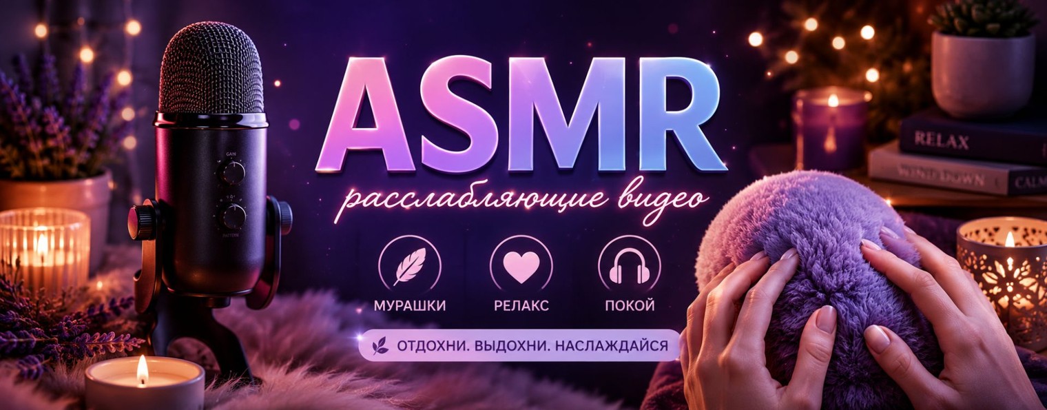 АСМР – расслаблюящие видео