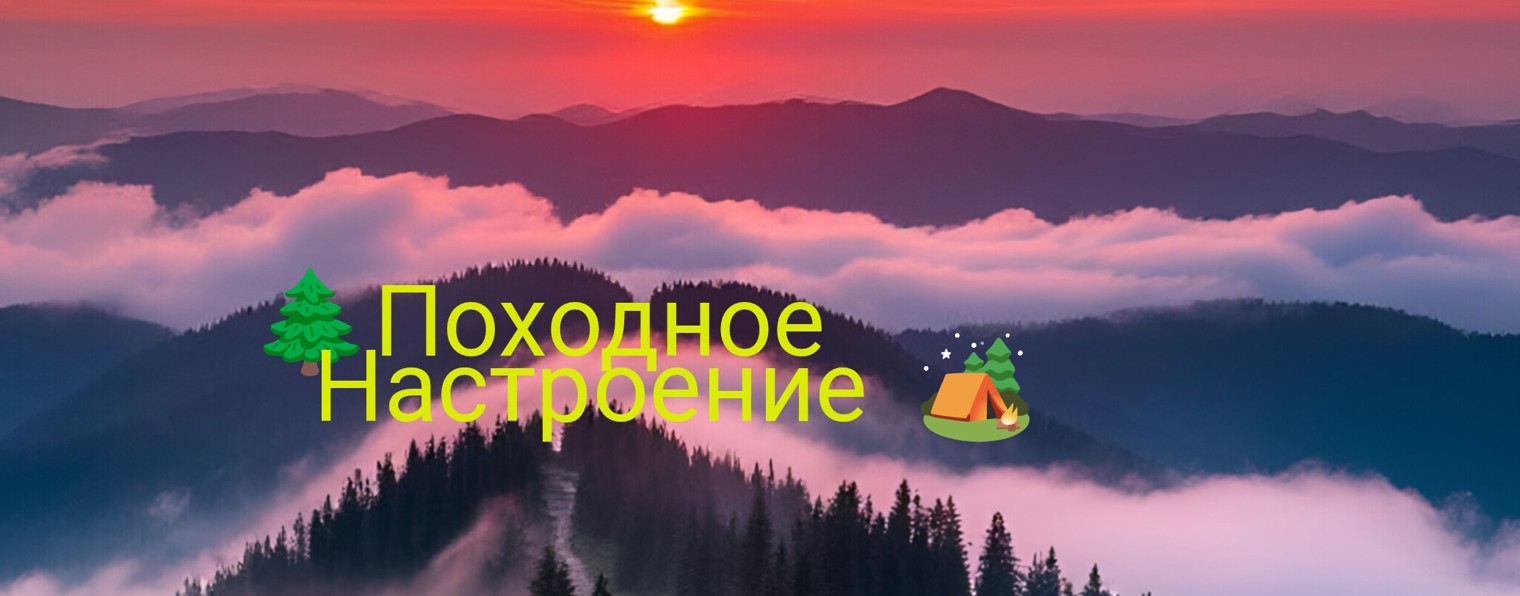 ПОХОДНОЕ НАСТРОЕНИЕ   🌤️🏕🌲
